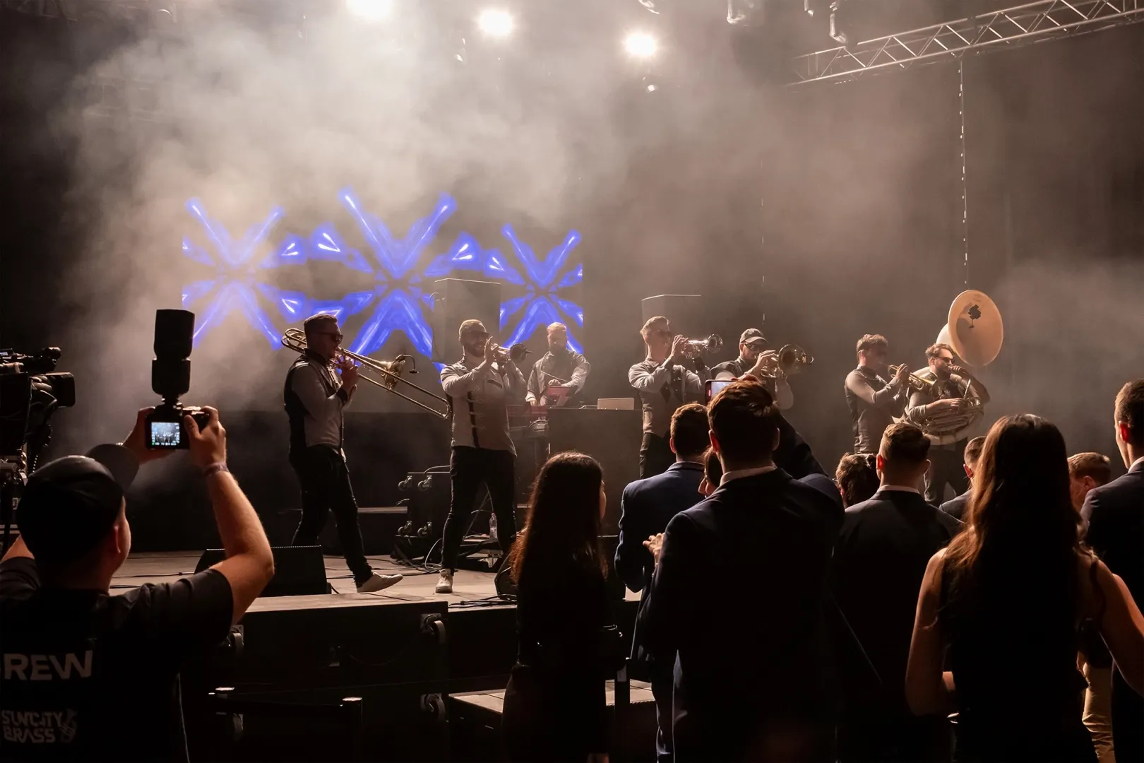 This was the third time this year that the Suncity Brass performed at Széchenyi István University (Photos: András Adorján, Máté Dudás)